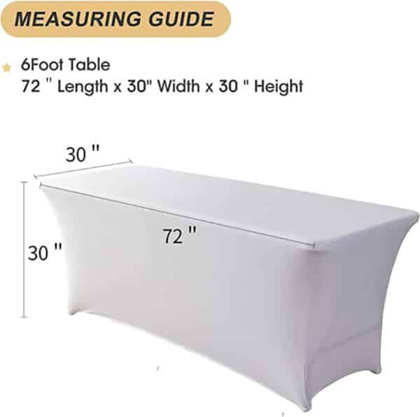 spandex bar table covers