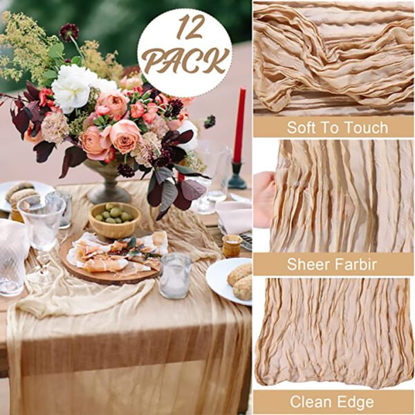 corredores de mesa de boda