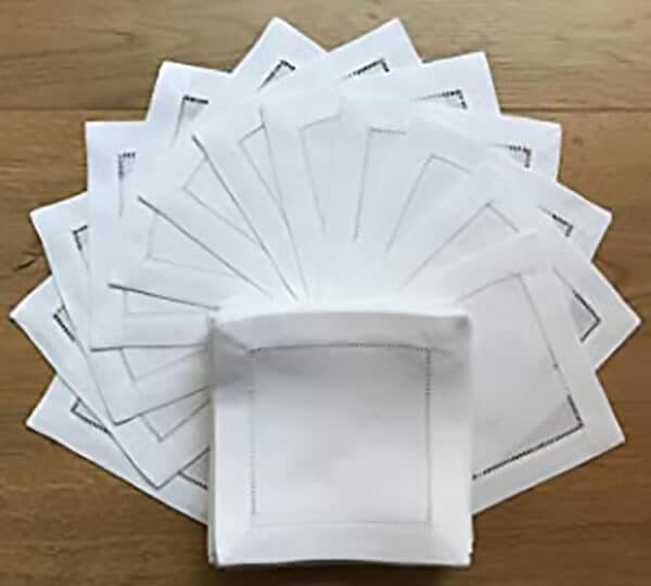 vintage cloth cocktail napkins