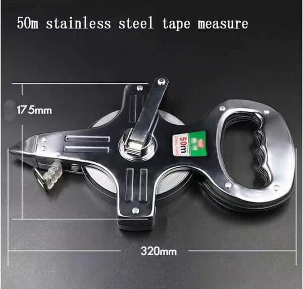 tape measure with company logo