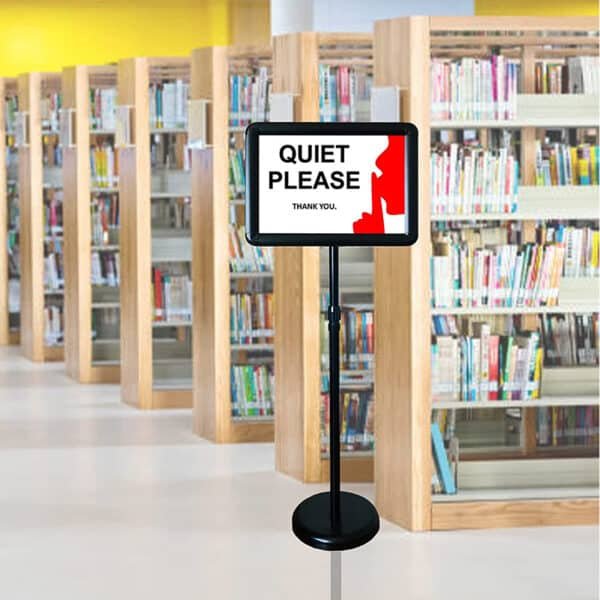 a4 floor sign holder