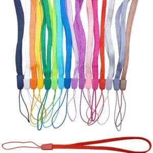 bright neon lanyards