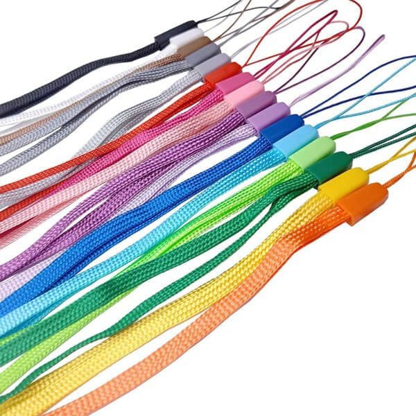 bright neon lanyards