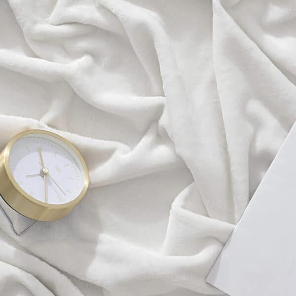 cheap white fleece blankets
