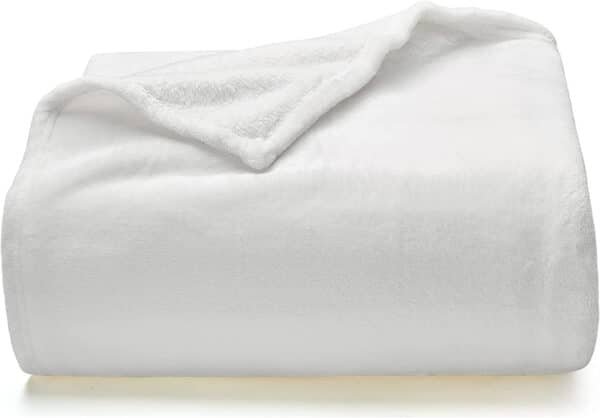 cheap white fleece blankets