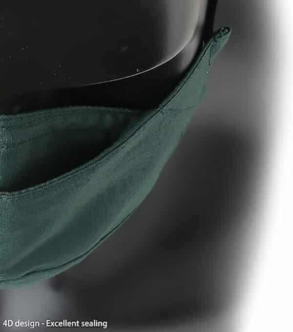 black reusable face mask