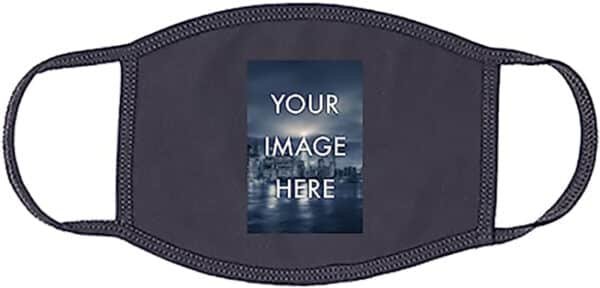 black reusable face mask