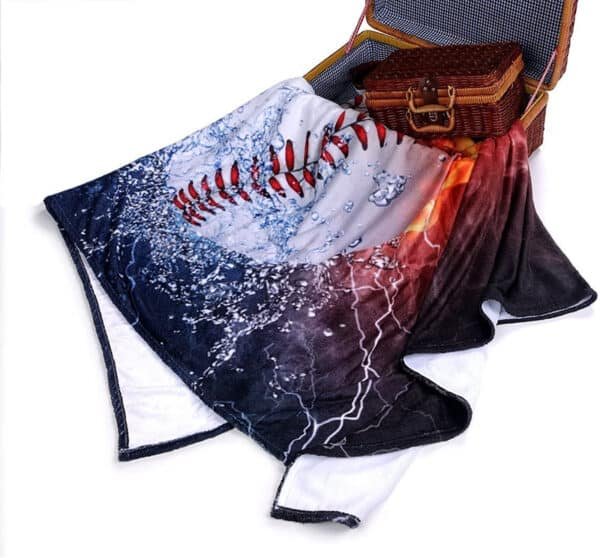 custom fleece blanket with photo