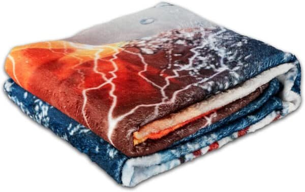 custom fleece blanket with photo