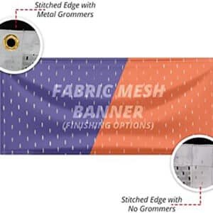 custom mesh banners