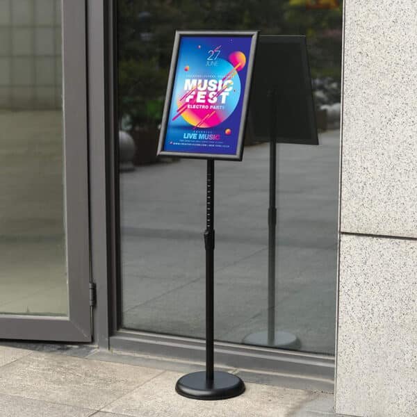 floor standing banner display