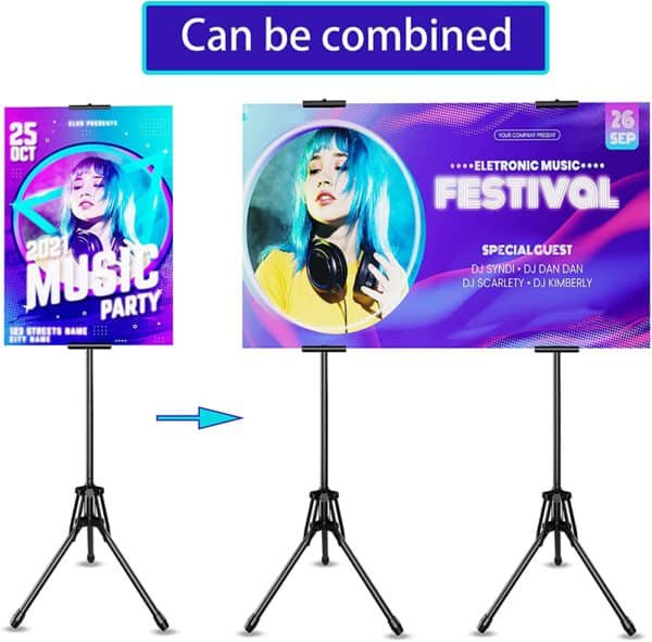 floor standing banner display