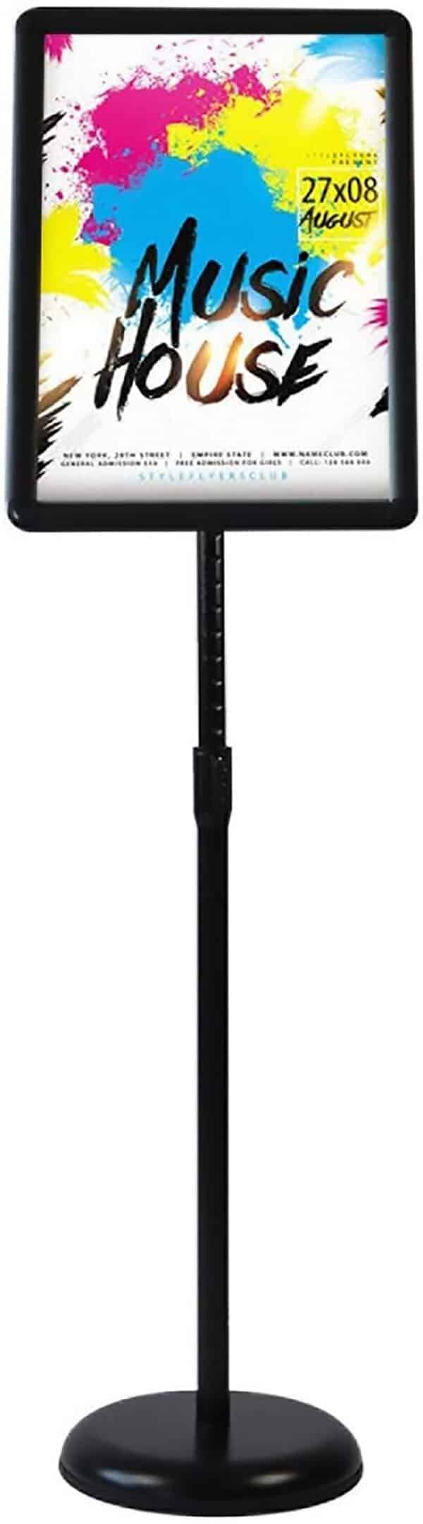 floor standing banner display