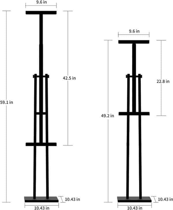 floor standing sign holder 24x36