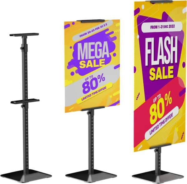 floor standing sign holder 24x36