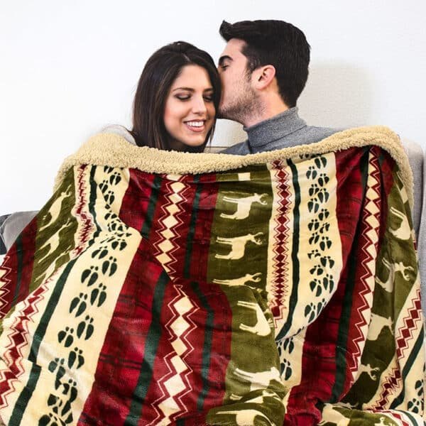 large christmas fleece blankets