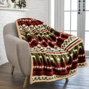 large christmas fleece blankets