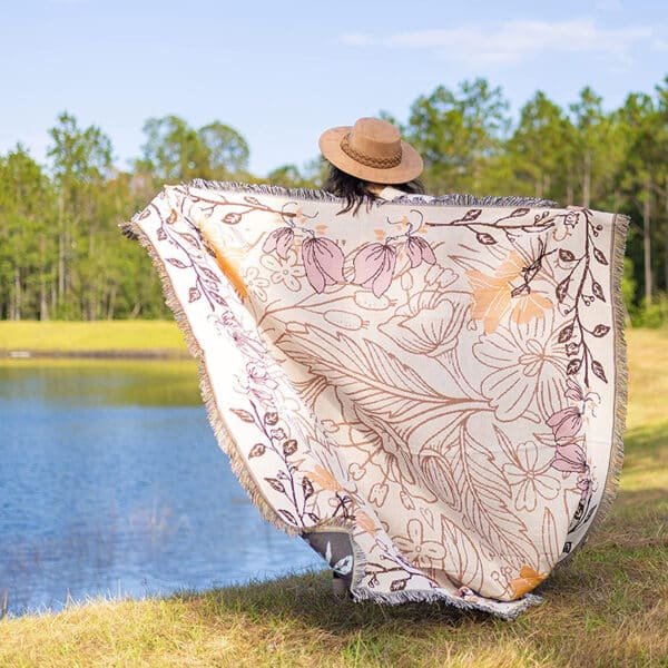 logo picnic blanket