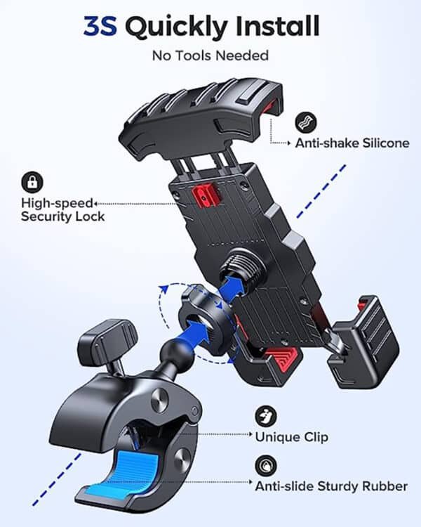 motorcycle cell phone holders