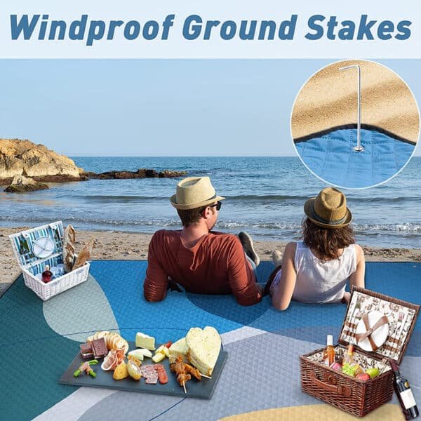 logo picnic blanket