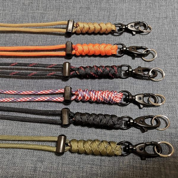 off white keychain lanyard