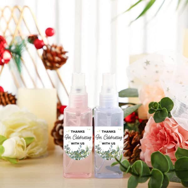 personalized hand sanitizer wedding favors