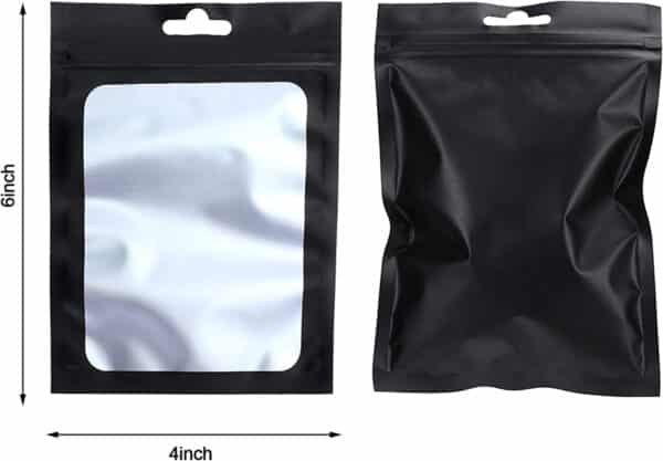 plastic resealable bags