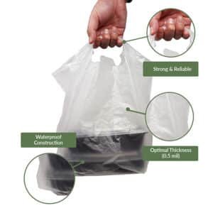 plastic shopping bags bulk