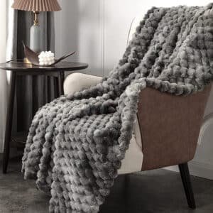 tied fleece blanket