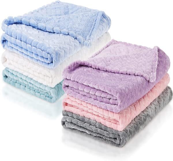 tied fleece blanket