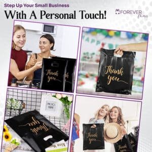 transparent plastic gift bags