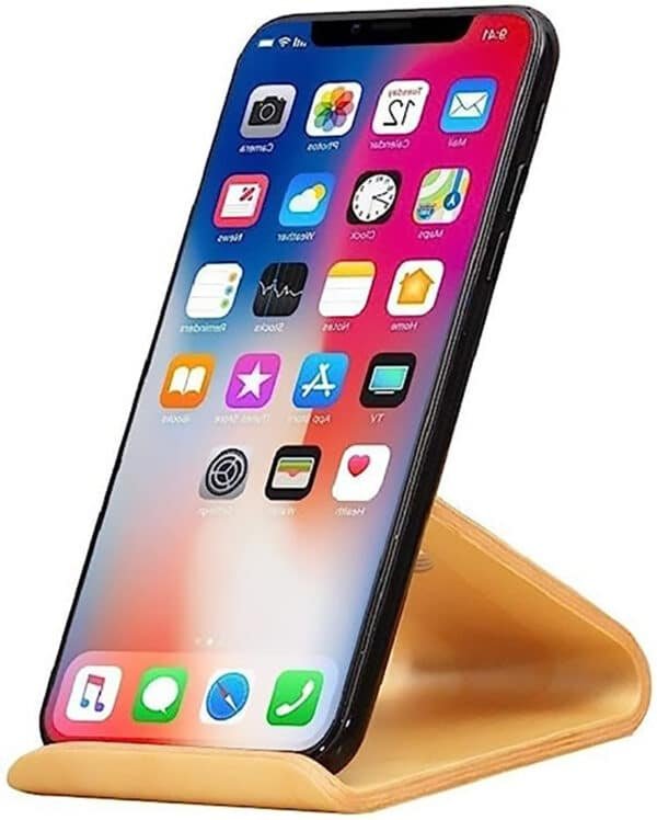 wooden phone stands