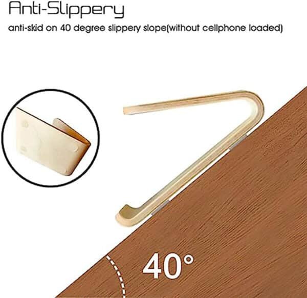 wooden phone stands