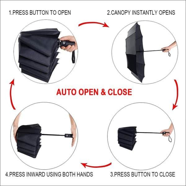 auto open and close umbrella