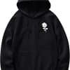 black graphic hoodies