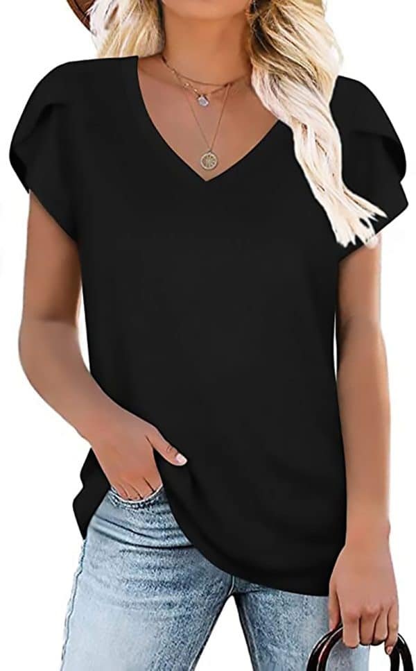 black and white striped t shirt womens