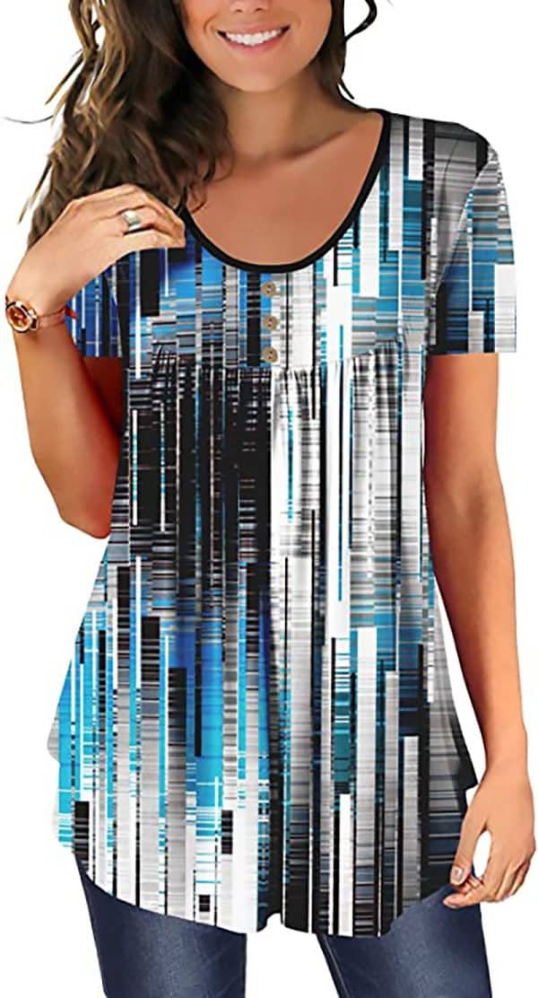 black and white striped t shirt womens