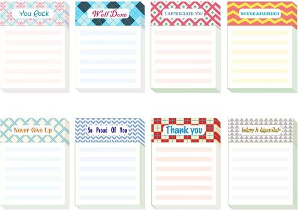 large custom sticky notes