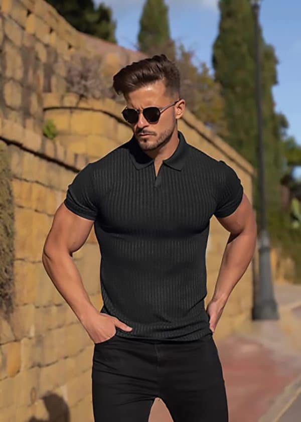 polo neck t shirts