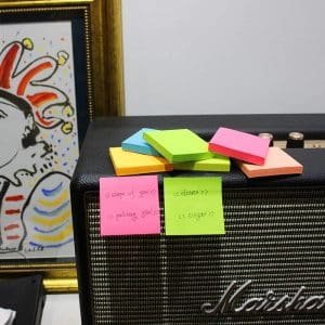 large custom sticky notes