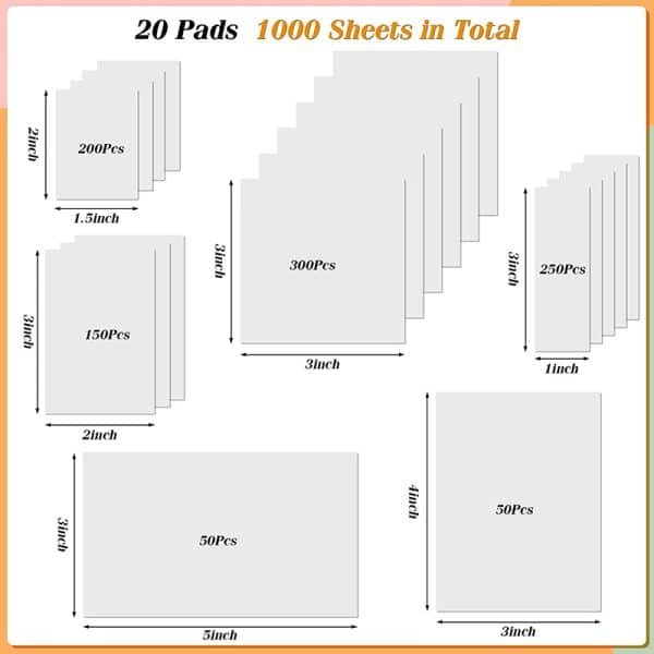 large custom sticky notes