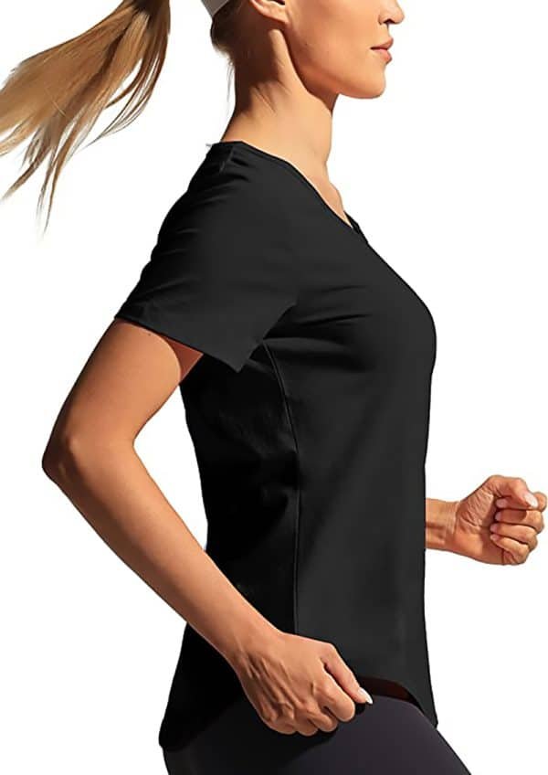 black and white striped t shirt womens