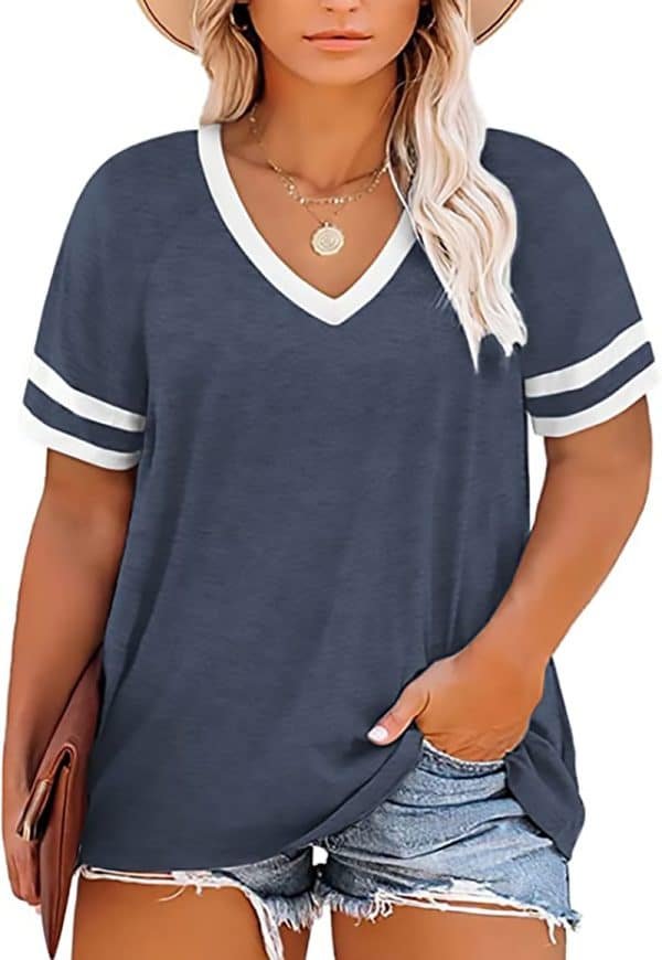 black and white striped t shirt womens