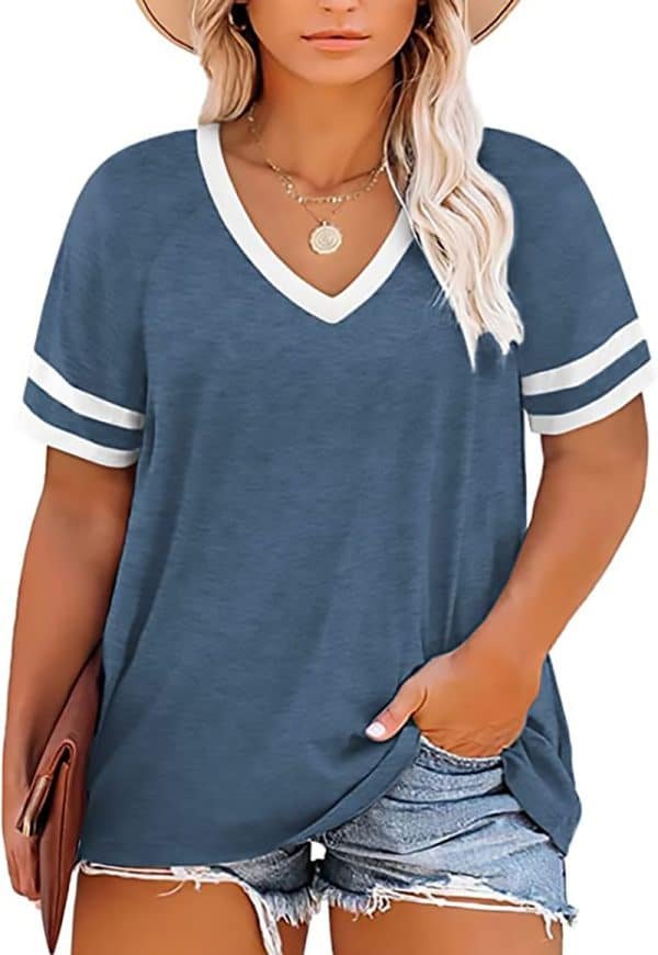 black and white striped t shirt womens
