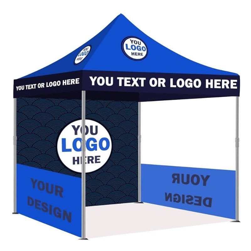 custom tent with logo