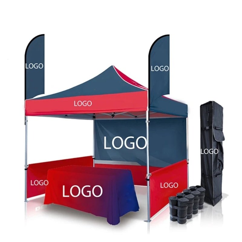event tents with custom logo