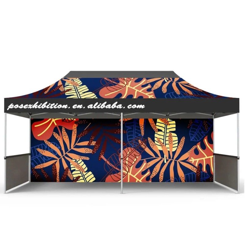 custom display tents