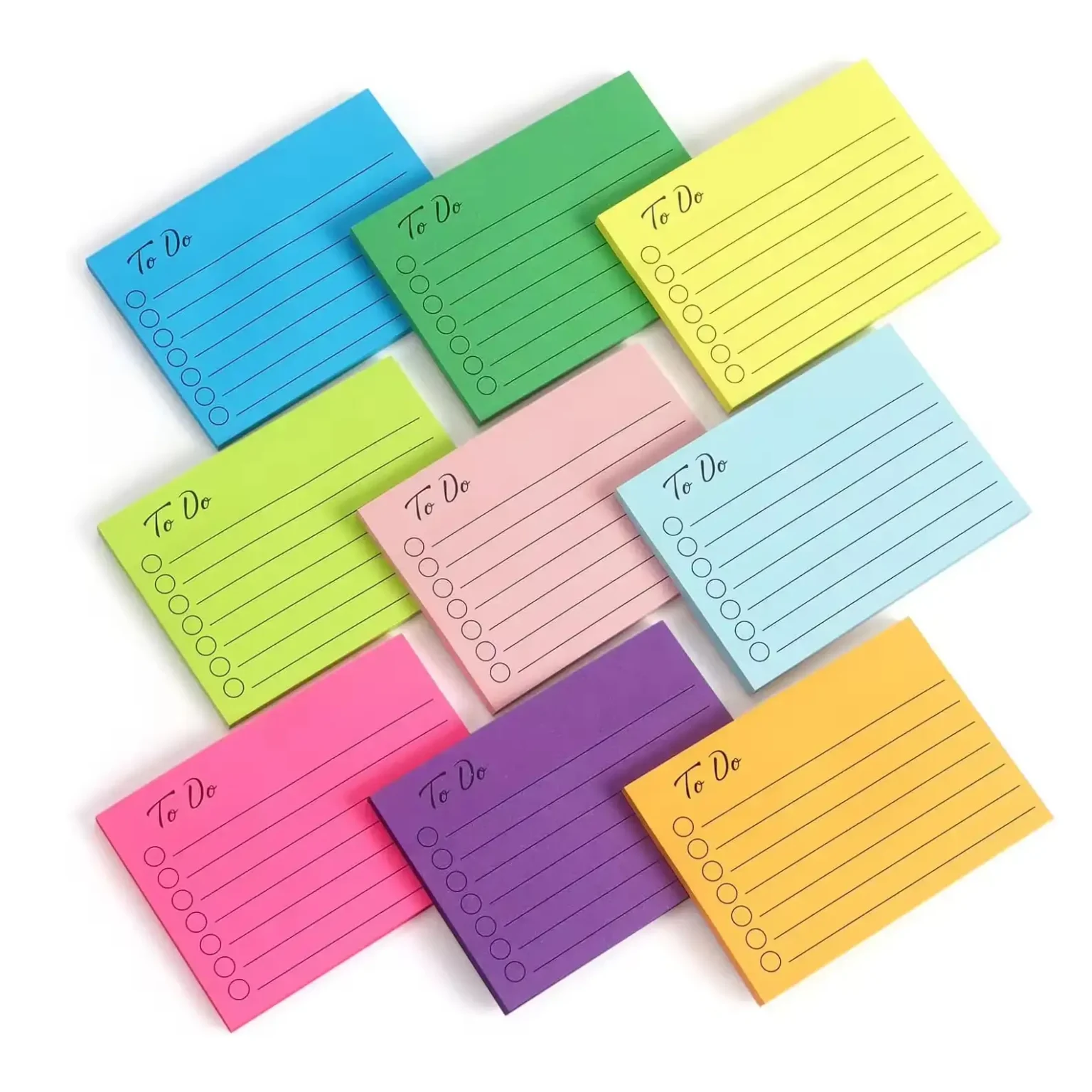 custom color sticky notes
