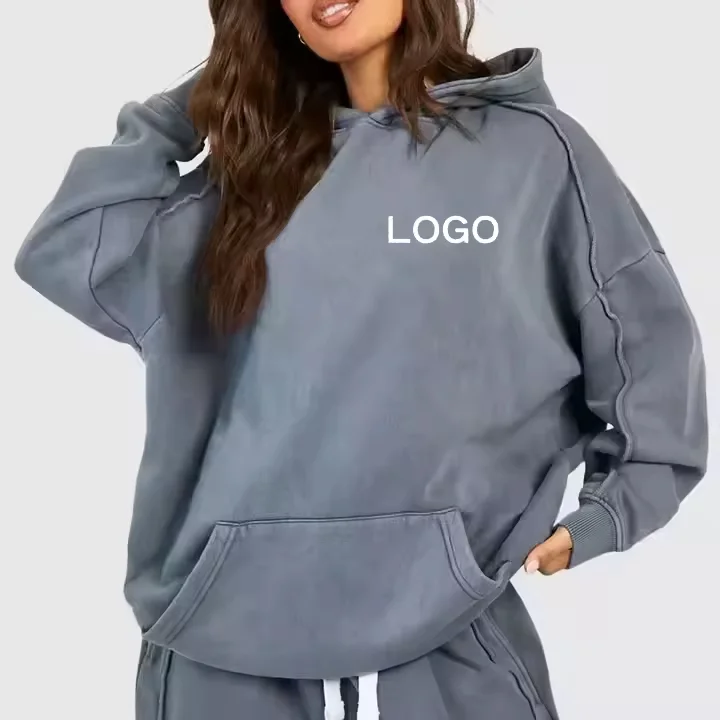 custom logo women's sweatshirts and hoodie