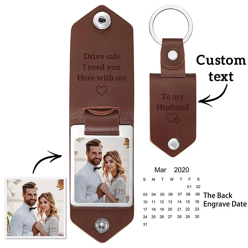 custom photo engraved keychains